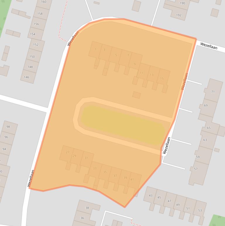 Kaart van postcodegebied 9675LA.