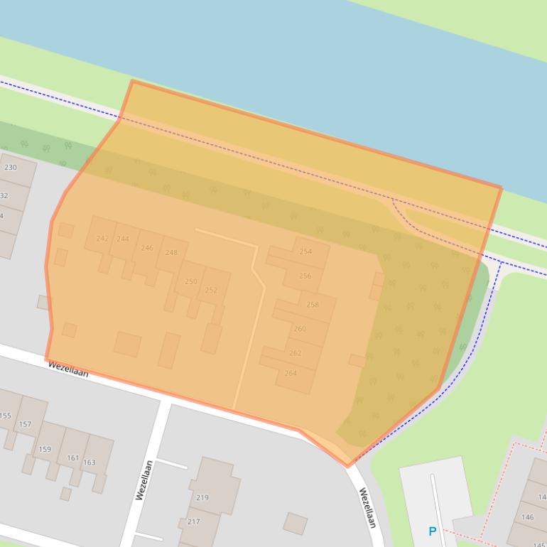 Kaart van postcodegebied 9675LN.