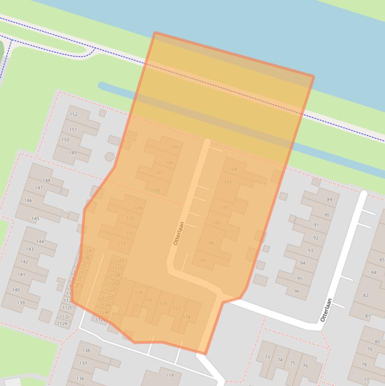 Kaart van postcodegebied 9675LV.