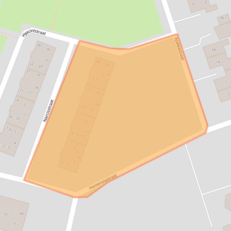 Kaart van postcodegebied 9675MA.