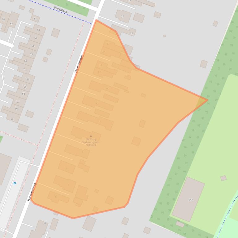 Kaart van postcodegebied 9675NA.