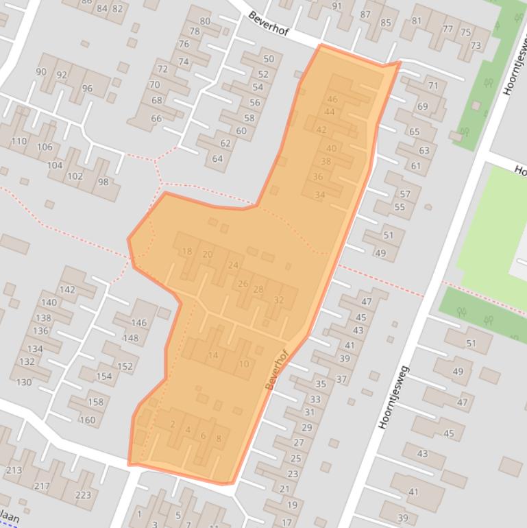 Kaart van postcodegebied 9675NP.