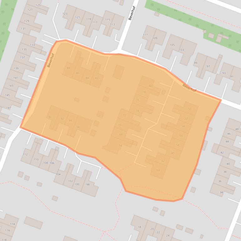 Kaart van postcodegebied 9675NR.