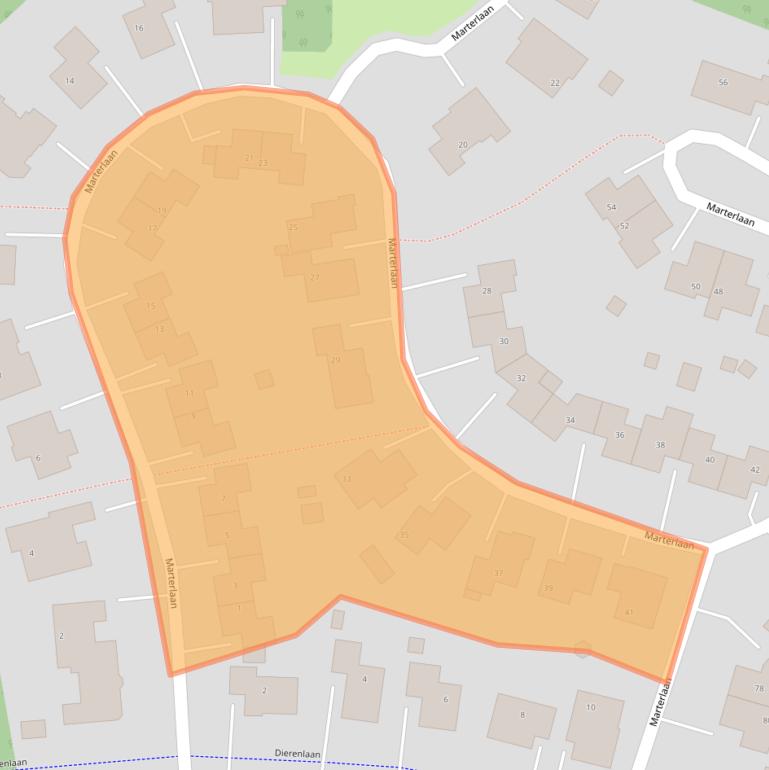 Kaart van postcodegebied 9675PH.