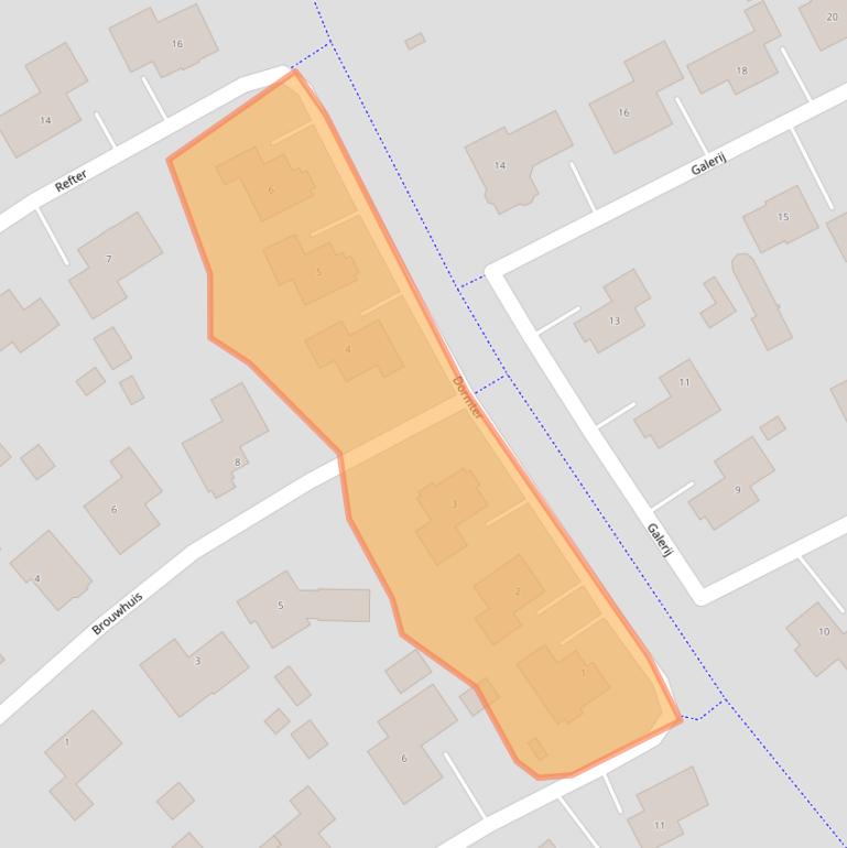 Kaart van postcodegebied 9675RM.