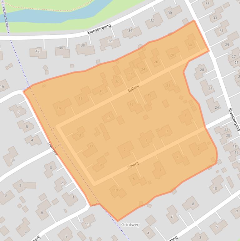 Kaart van postcodegebied 9675RN.