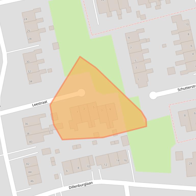 Kaart van postcodegebied 9677RM.