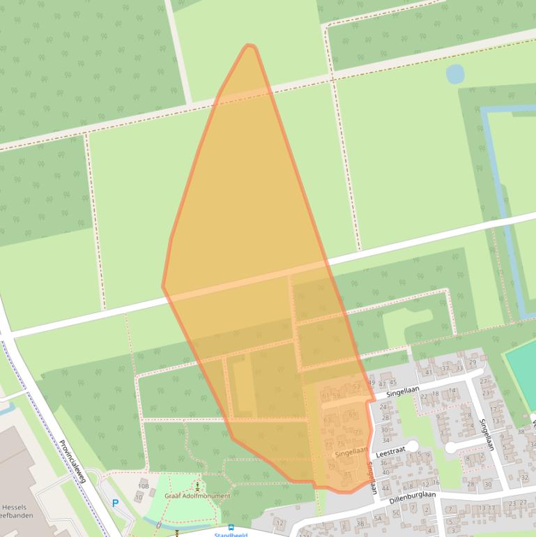 Kaart van postcodegebied 9677RP.