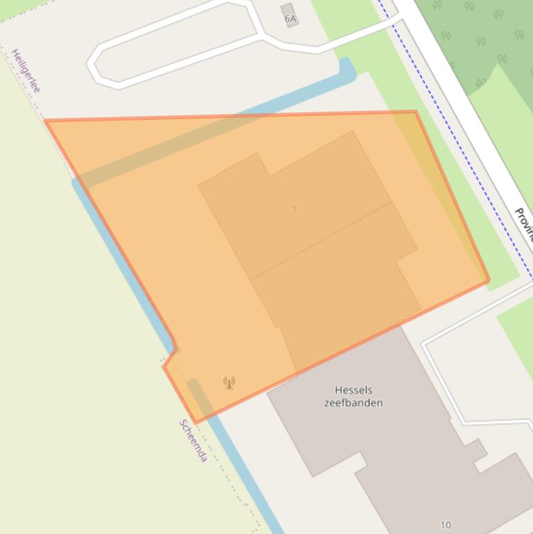 Kaart van postcodegebied 9677RZ.