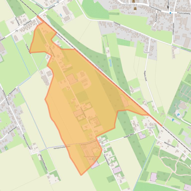 Kaart van postcodegebied 9678PB.