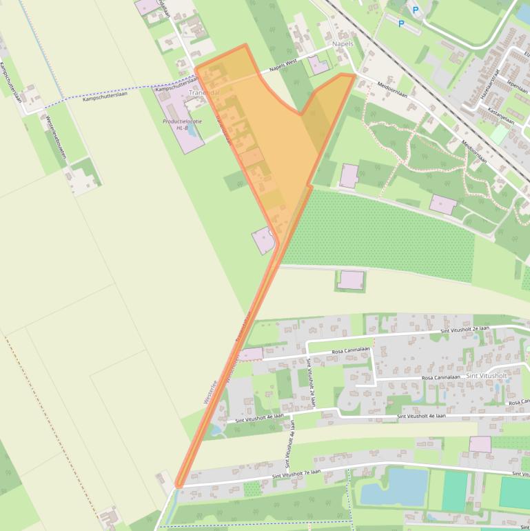 Kaart van postcodegebied 9678PC.