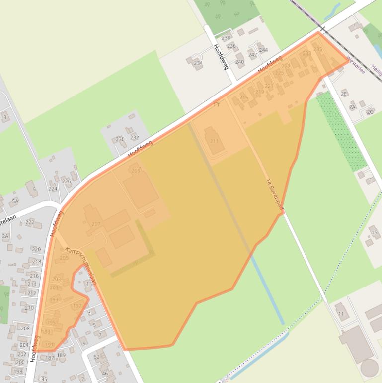 Kaart van postcodegebied 9678PL.