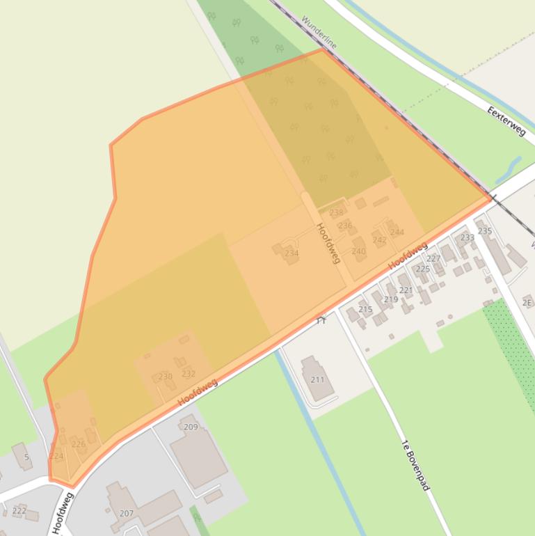 Kaart van postcodegebied 9678PV.