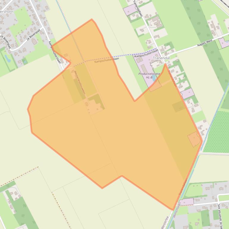 Kaart van postcodegebied 9678RL.