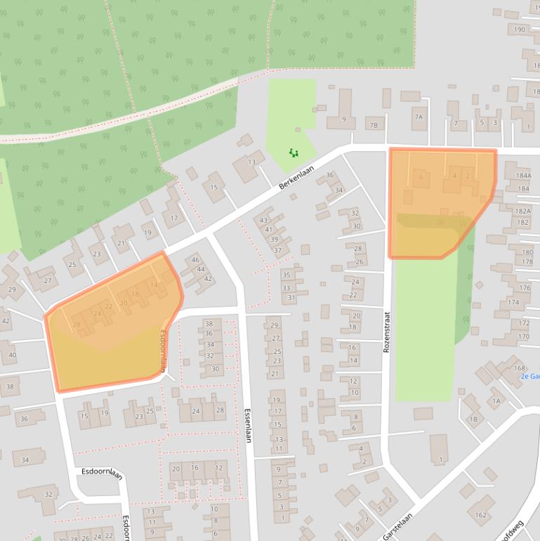 Kaart van postcodegebied 9678RM.