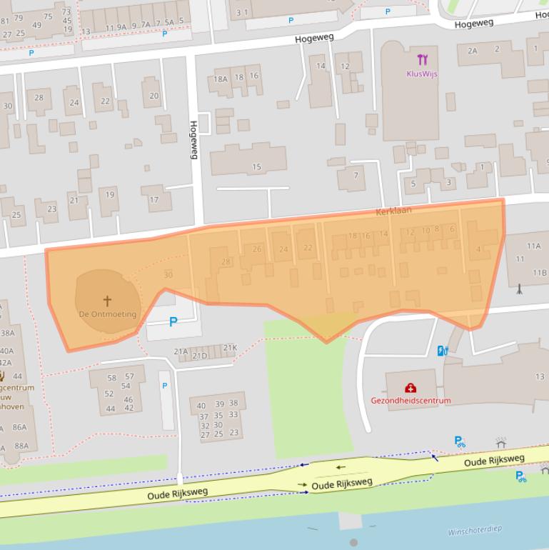 Kaart van postcodegebied 9679AE.