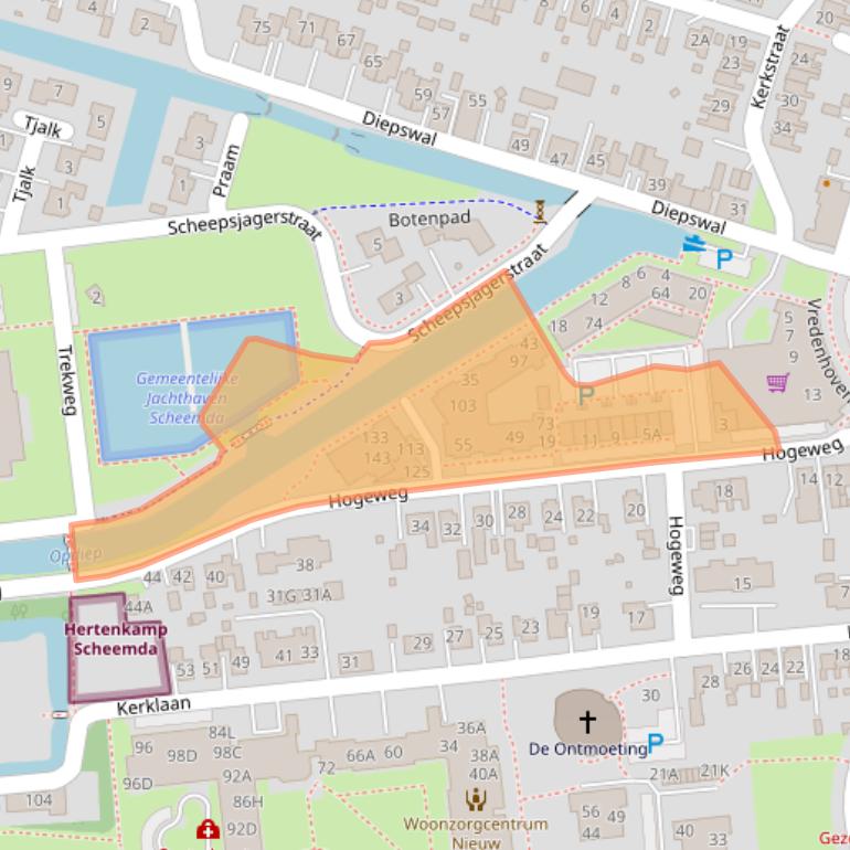 Kaart van postcodegebied 9679AJ.