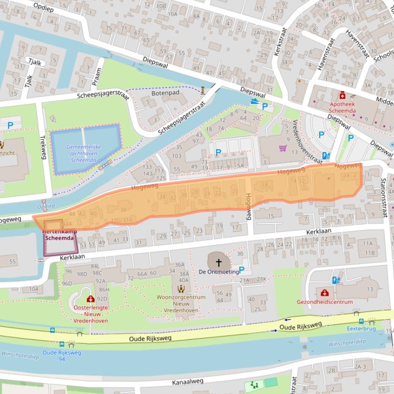 Kaart van postcodegebied 9679AK.