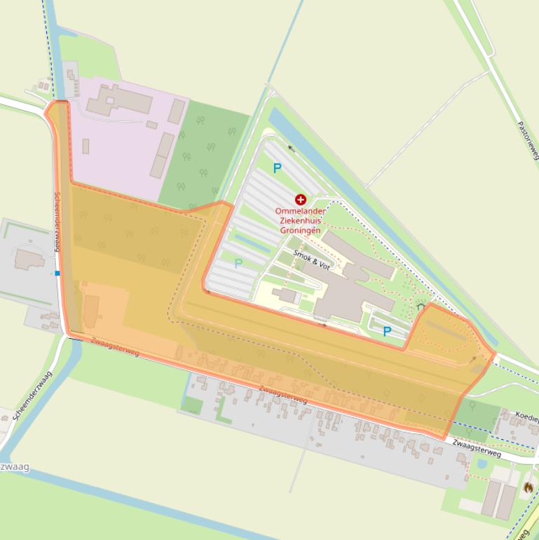 Kaart van postcodegebied 9679BG.