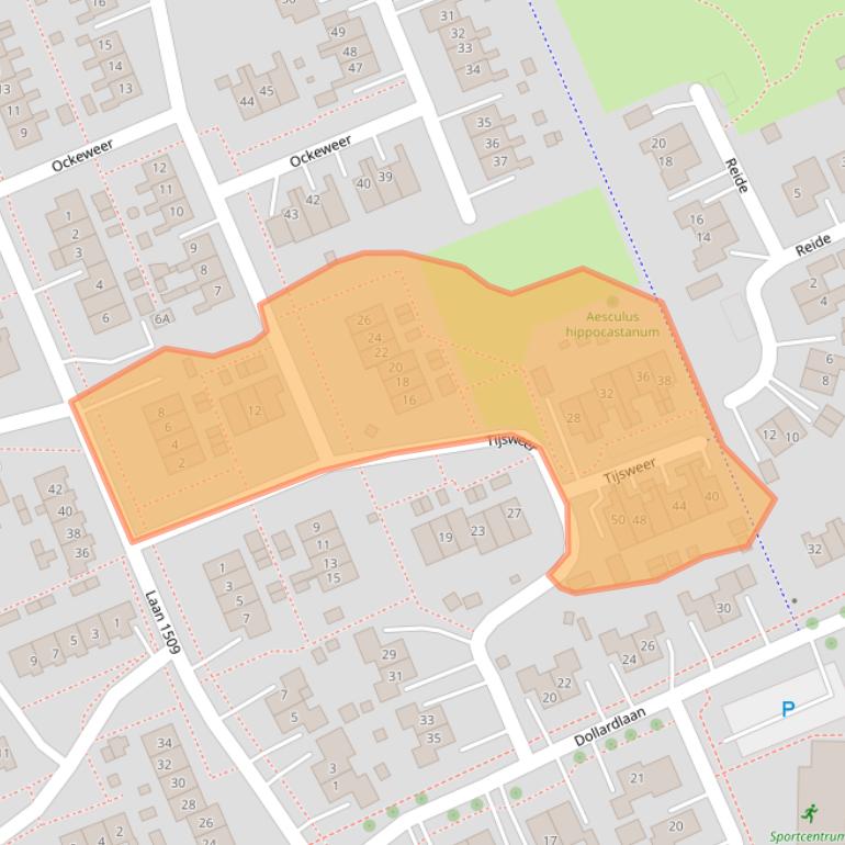 Kaart van postcodegebied 9679CJ.