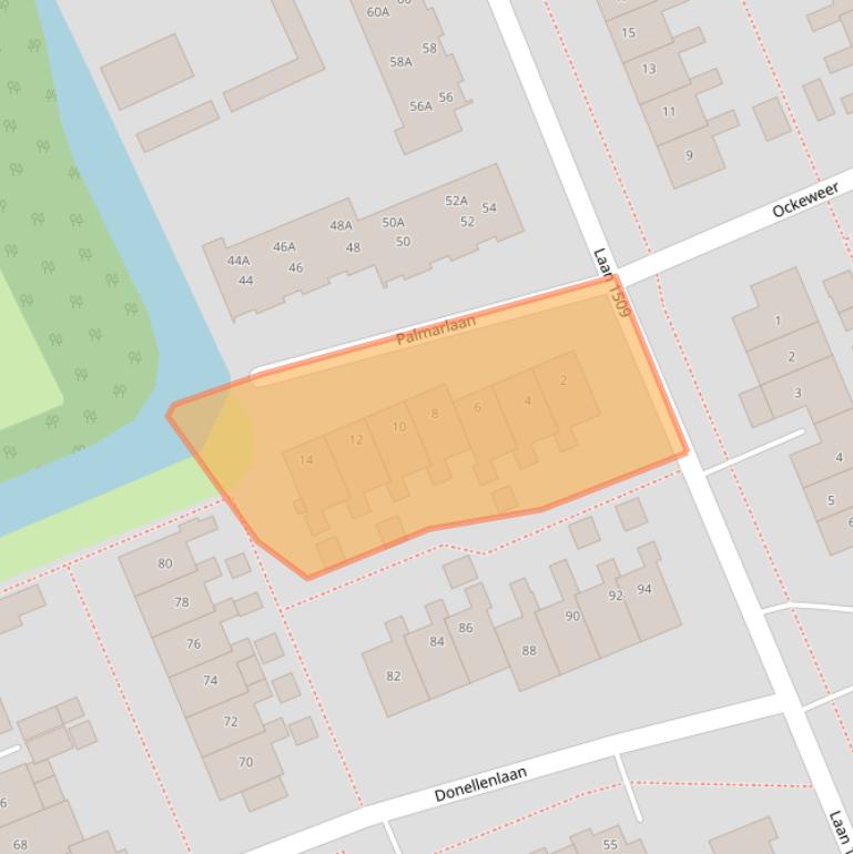 Kaart van postcodegebied 9679CK.