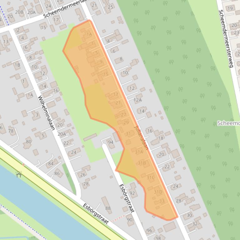 Kaart van postcodegebied 9679CS.