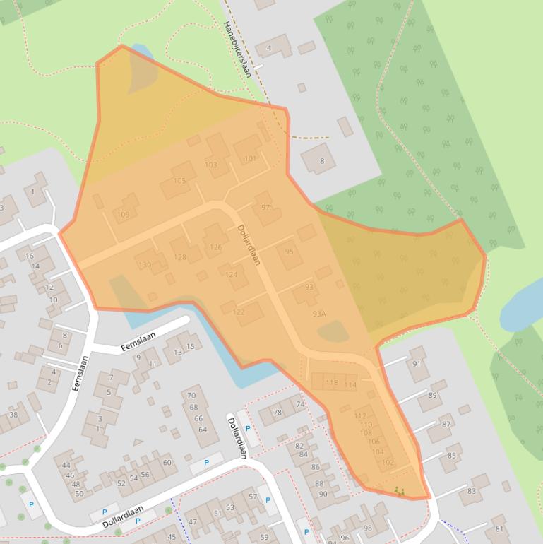 Kaart van postcodegebied 9679DD.