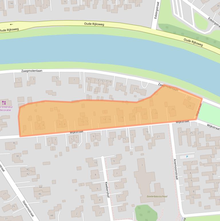 Kaart van postcodegebied 9679EK.