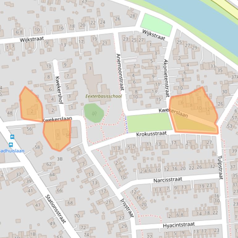 Kaart van postcodegebied 9679EN.