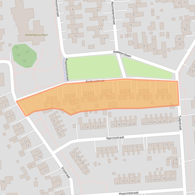 Kaart van postcodegebied 9679ES.