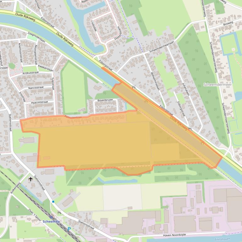 Kaart van postcodegebied 9679GA.