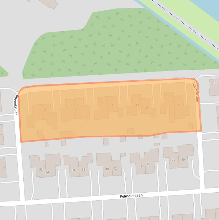 Kaart van postcodegebied 9679GG.