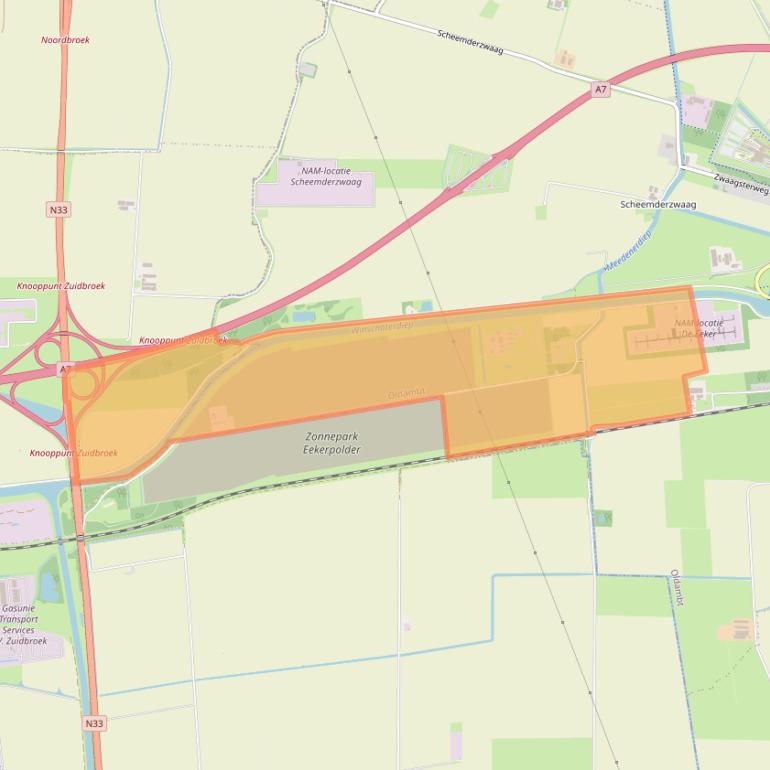 Kaart van postcodegebied 9679HR.