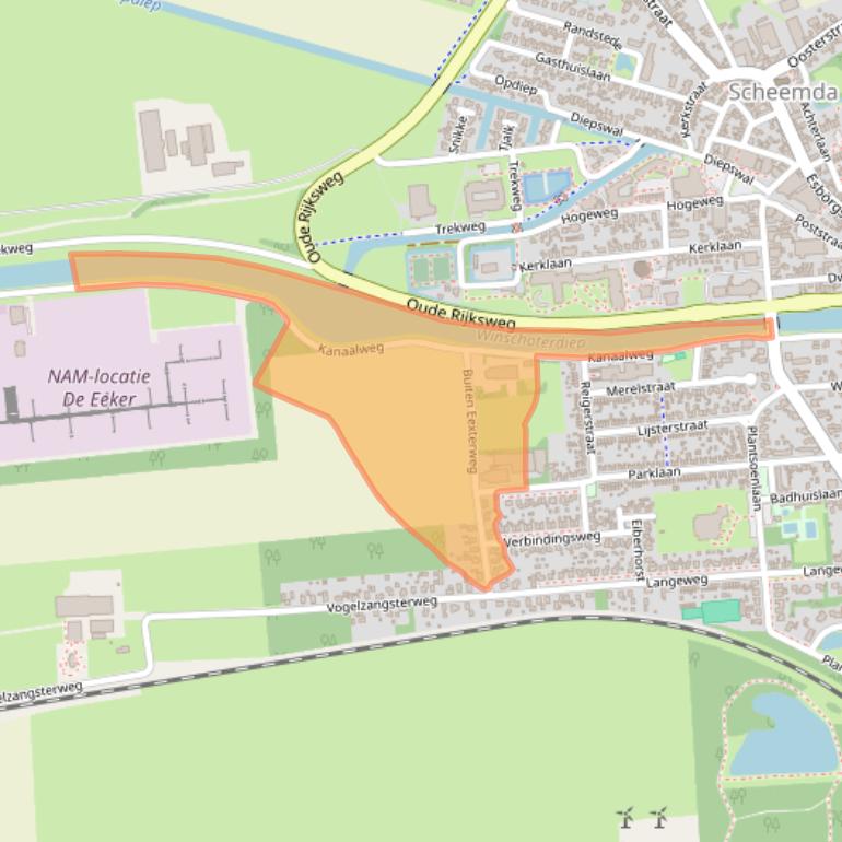 Kaart van postcodegebied 9679HV.