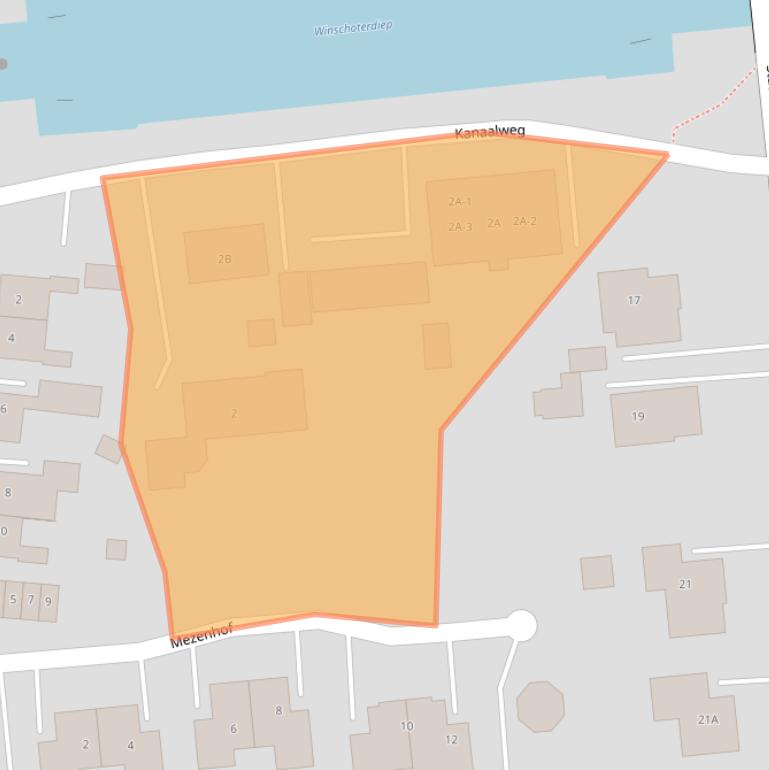 Kaart van postcodegebied 9679HZ.