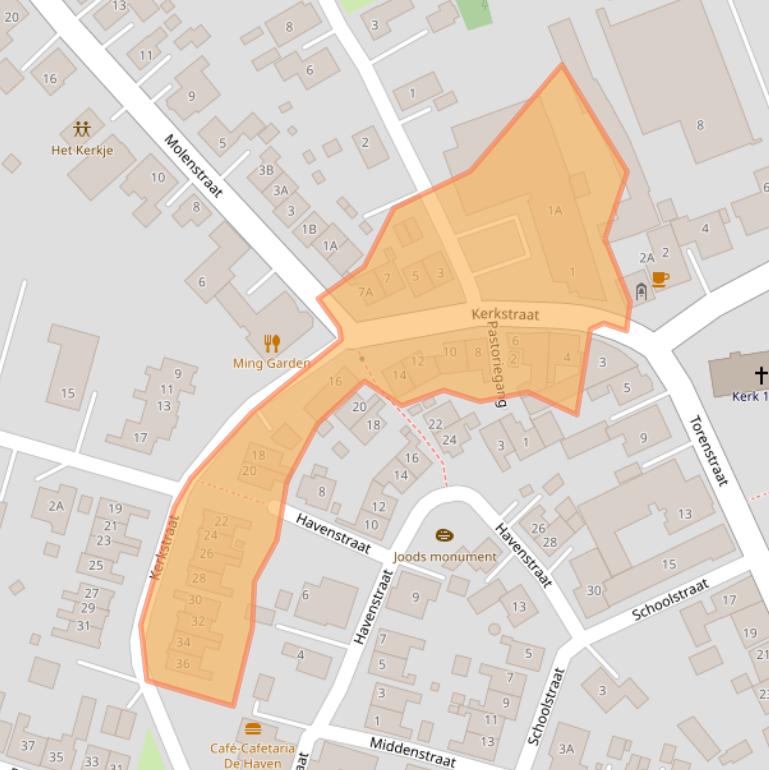 Kaart van postcodegebied 9679KG.