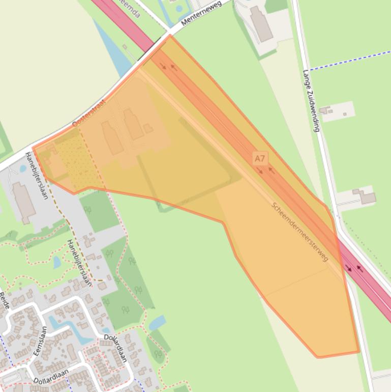 Kaart van postcodegebied 9679KL.
