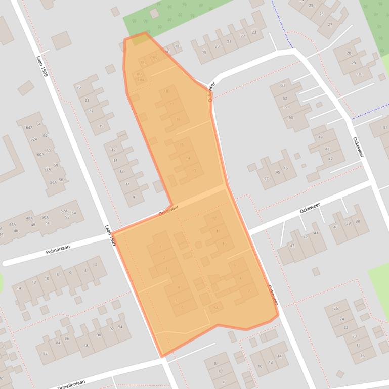 Kaart van postcodegebied 9679LA.