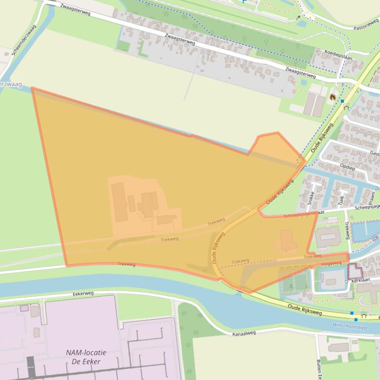 Kaart van postcodegebied 9679TA.