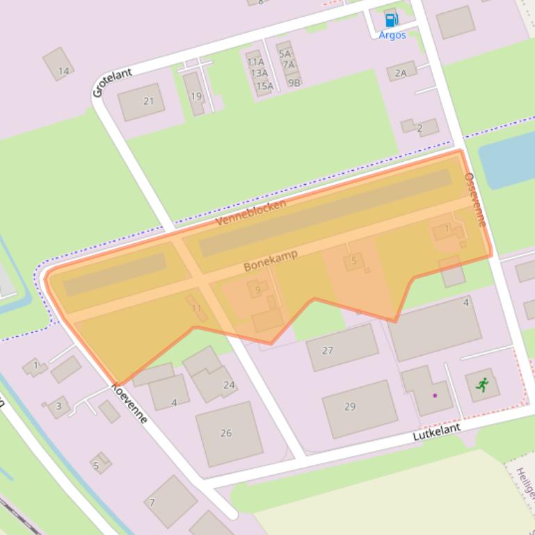 Kaart van postcodegebied 9679VC.