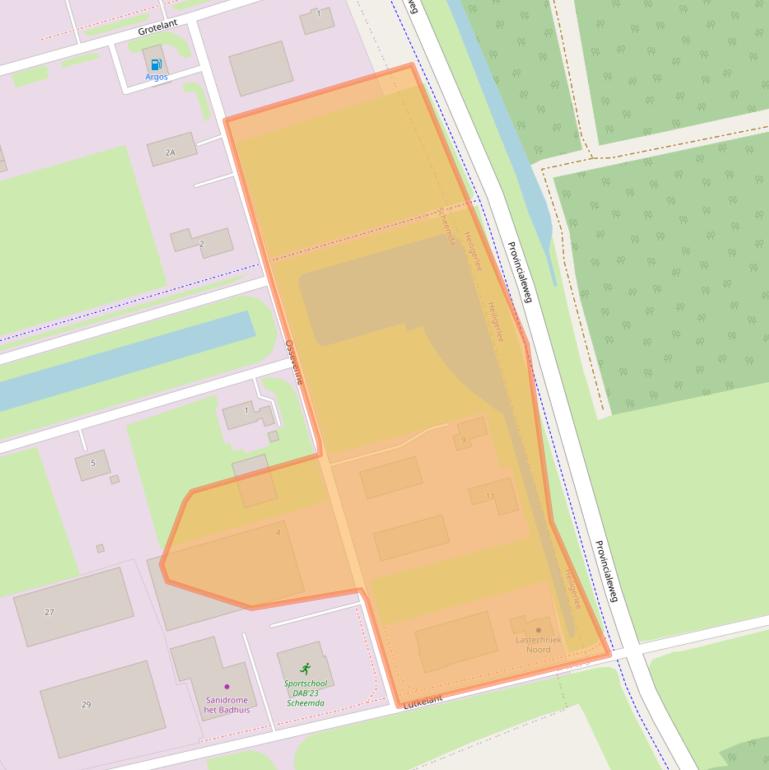 Kaart van postcodegebied 9679VD.