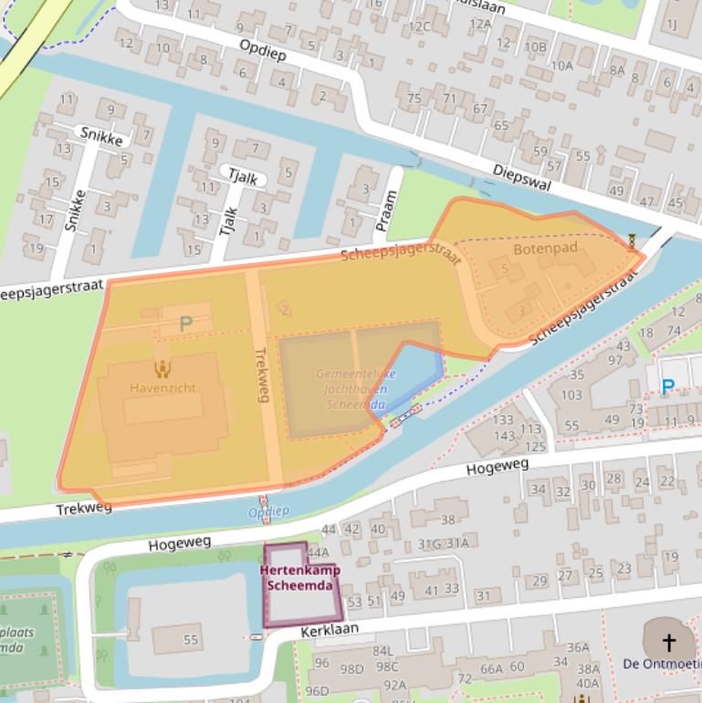 Kaart van postcodegebied 9679ZJ.