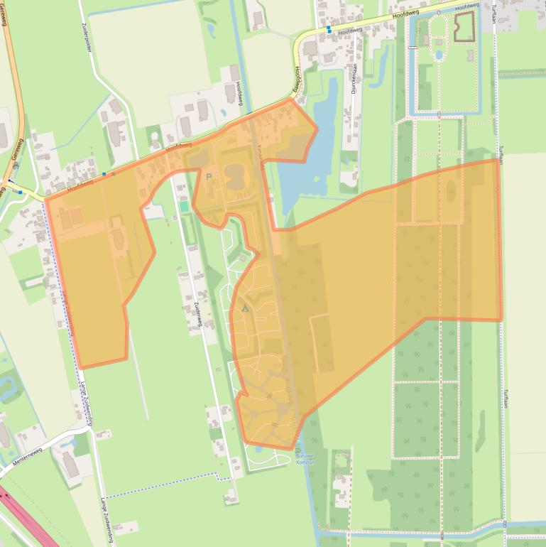 Kaart van postcodegebied 9681AH.