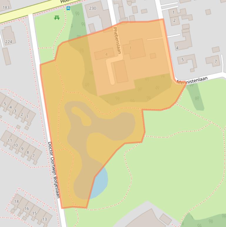 Kaart van postcodegebied 9681AR.