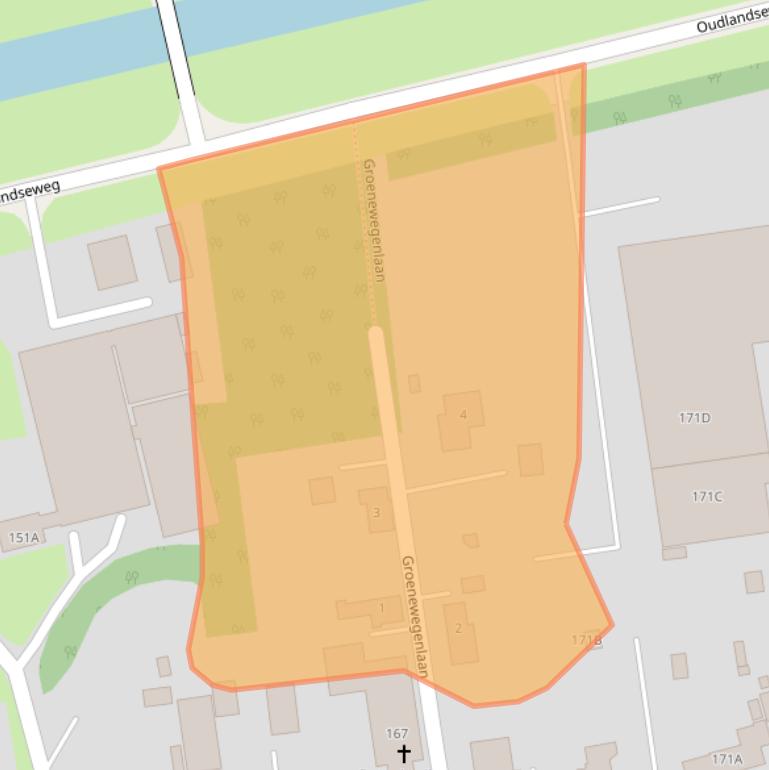 Kaart van postcodegebied 9681AT.