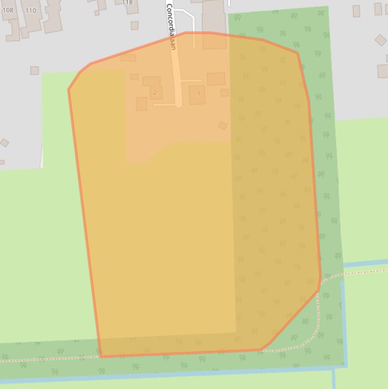 Kaart van postcodegebied 9681BD.