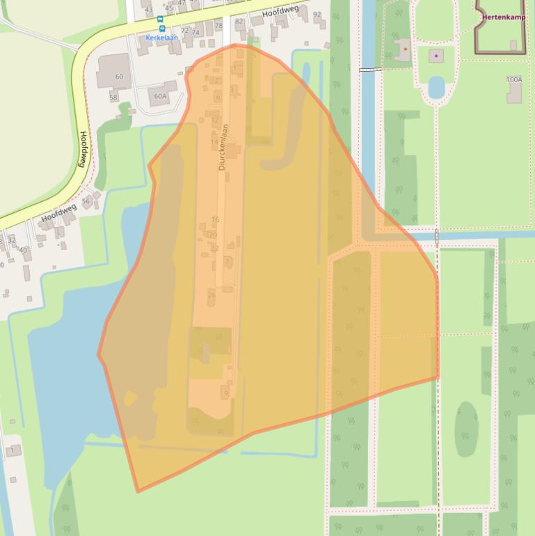 Kaart van postcodegebied 9681BH.