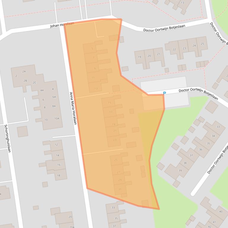 Kaart van postcodegebied 9681CA.