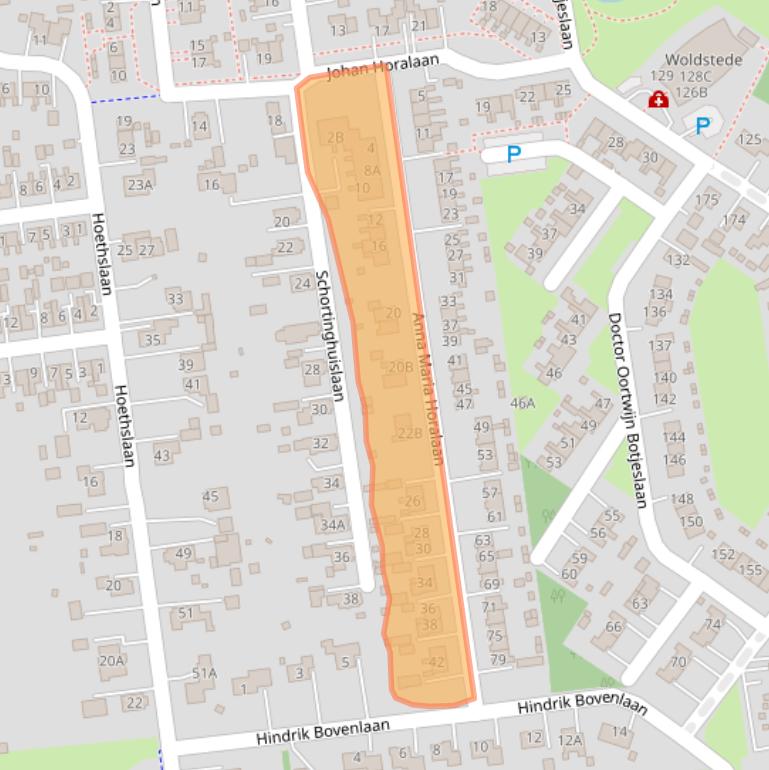 Kaart van postcodegebied 9681CC.