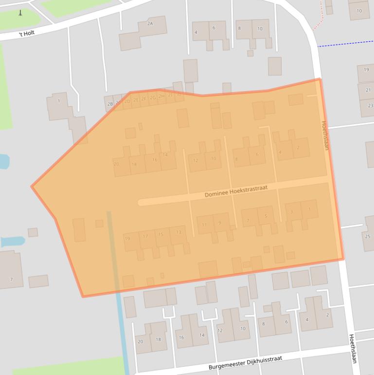 Kaart van postcodegebied 9681CN.